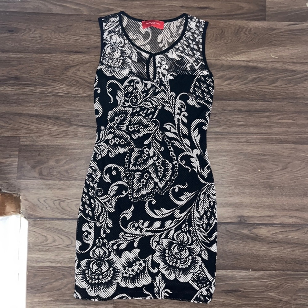 Akira Chicago Red Label Paisley / Floral-ish Dress